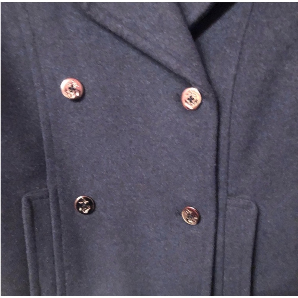 Peacoat Anchor Button Navy Peacoat Jacket The Limited L Gorgeous Heavy Quality - Picture 2 of 6